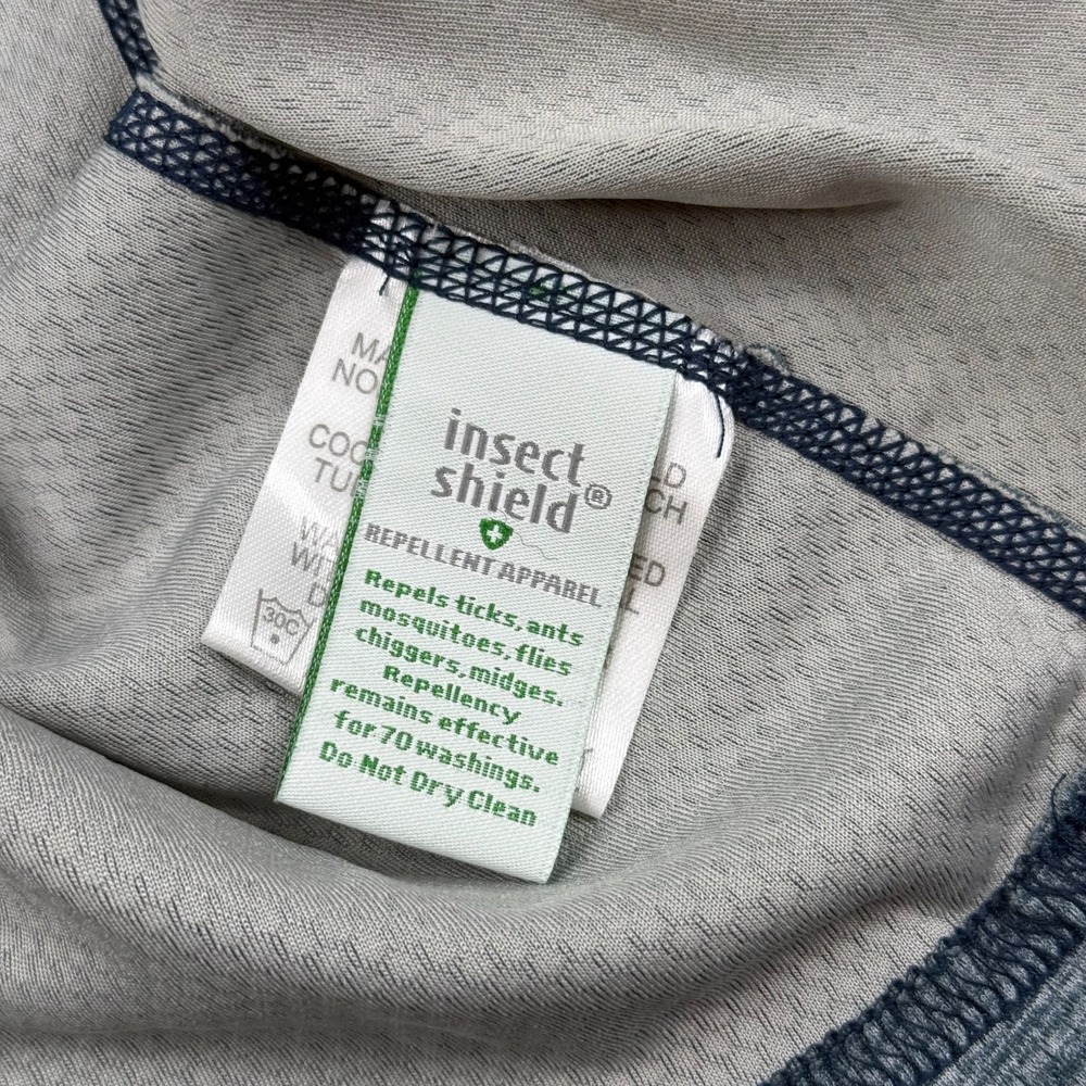 Simms Mens Blue Performance Bugstopper Insect Shi… - image 6